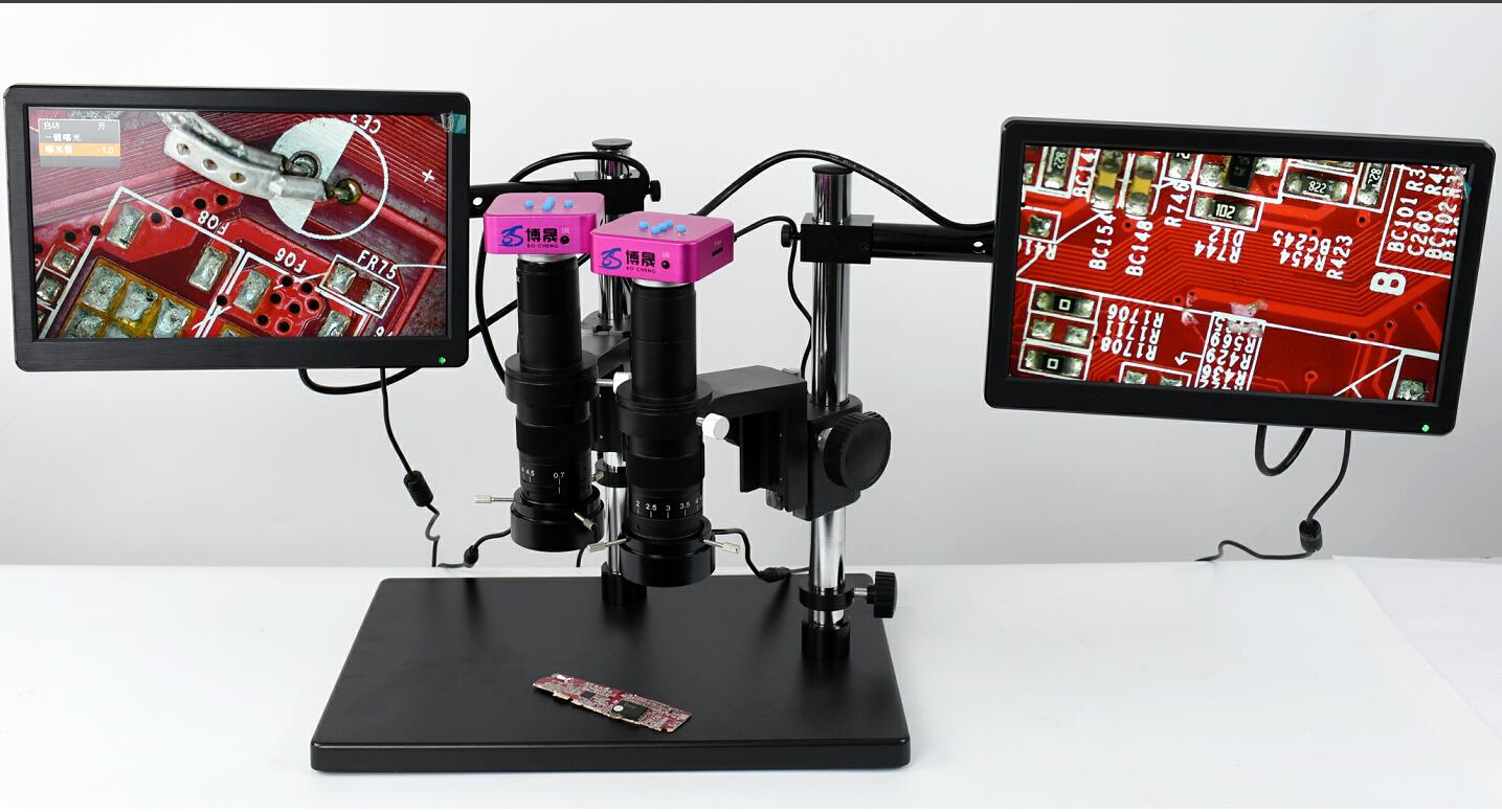 High-definition 48 million dual-camera dual-lens digital photo industry detection film enlarged electron microscope