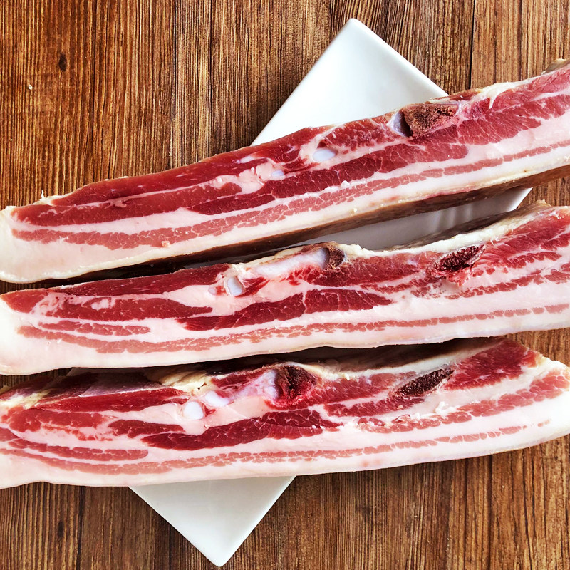 Farmhouse pork belly bacon 500g salty Chinese meat Shanghai hometown bacon marinated pork belly bacon bacon vegetable rice