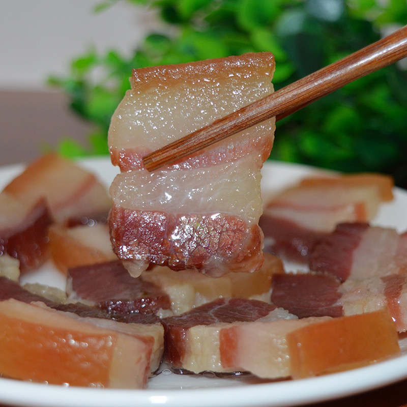 Knife plate incense 1 catty pickled fresh bacon five-flower wind meat air-dried bacon Jiangxi bacon hometown bacon local pig bacon