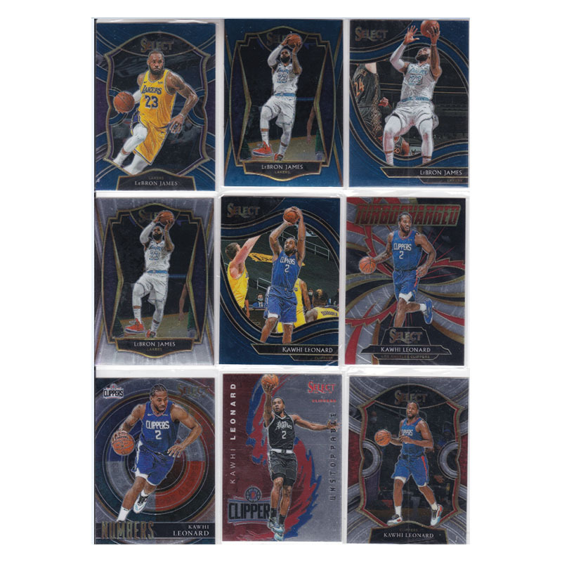 Star Carle Brown James Blue Leonard Panini 2021 Select