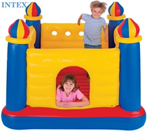 INTEX Trampoline Children bouncy castle toys Indoor and outdoor household small playground Naughty Fort jump bed