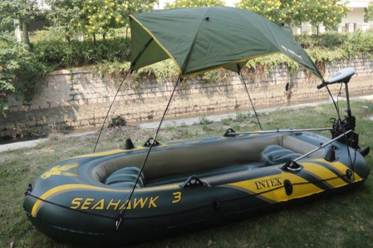 Thickened Seahawks 4-5 people fishing boat sail Kai T65 12V Electric thruster rubber dinghy hoverboard speedboat