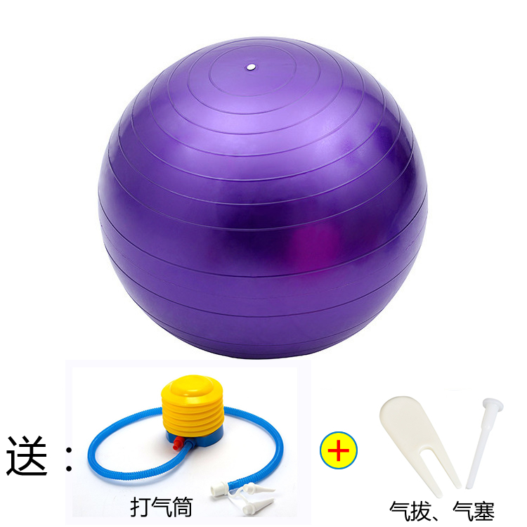 Yoga Ball Big Ball 65cm Thickened Explosion Prevention Beginner Fitness Ball Sport Slimming Balance Ball Yoga Ball