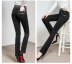 Cộng với quần jean nữ cạp cao, quần lửng ống suông 40 tuổi 50 Quần mẹ trung niên cỡ lớn Quần nữ trung niên thu đông Cộng với kích thước quần áo