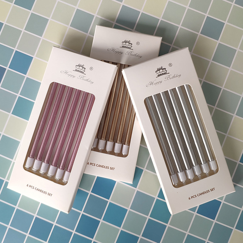 Birthday Candle Cake Accessories Creative Net Red Thread Pencil Twist Candle Bright Smoke-Free Party Environmentally Friendly Candles