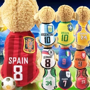 Full 39 quần áo chó lưới áo vest bóng rổ quần áo World Cup đội bóng quần áo thú cưng cung cấp quần áo bán buôn - Quần áo & phụ kiện thú cưng