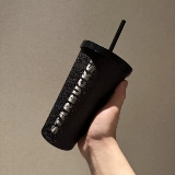 Starbucks, черный кофейный стакан из нержавеющей стали со стаканом