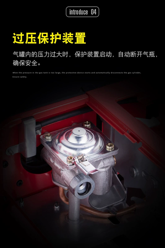 Bếp gas nhỏ lẩu bếp gas hóa lỏng gas cầm tay tích hợp hộ gia đình mini nồi ngoài trời bếp xách tay - Bếp lò / bộ đồ ăn / đồ nướng dã ngoại