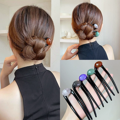 Современная китайская шпилька, заколка для волос, простой и элегантный дизайн