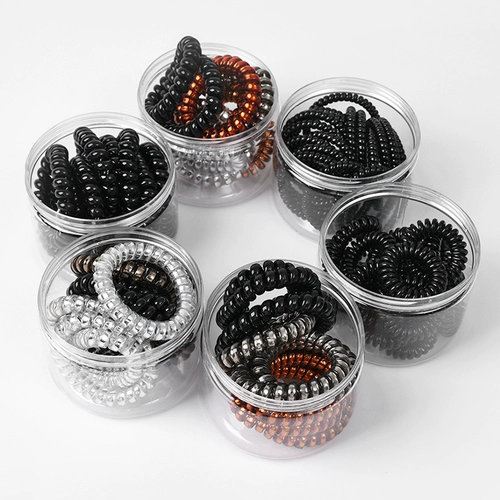 Маленький телефон, черная резинка, аксессуар для волос, в корейском стиле, Южная Корея, простой и элегантный дизайн