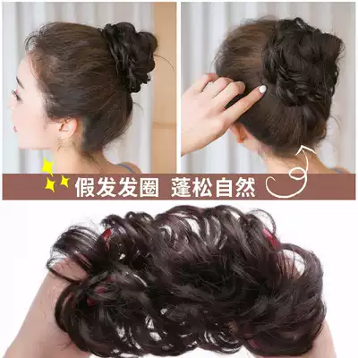 Wig hairclip short hair plate artifact ball head grab clip floral headdress jewelry mother hairclip Lady flower bud hair accessories