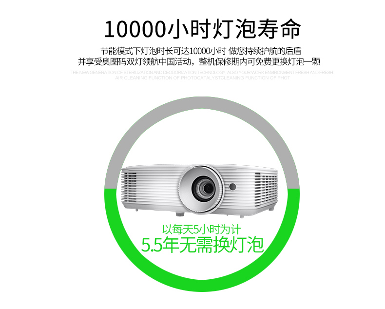 Máy chiếu Optoma HD300 máy chủ wifi nhỏ không dây không có màn hình TV true HD 1080P điện thoại di động HD Blu-ray 3D rạp hát tại nhà thay vì máy chiếu HD290 - Máy chiếu máy chiếu optoma