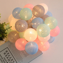 LED lantern flashing lights string lights full of stars rattan ball lights girl heart wedding room layout props decorative lights