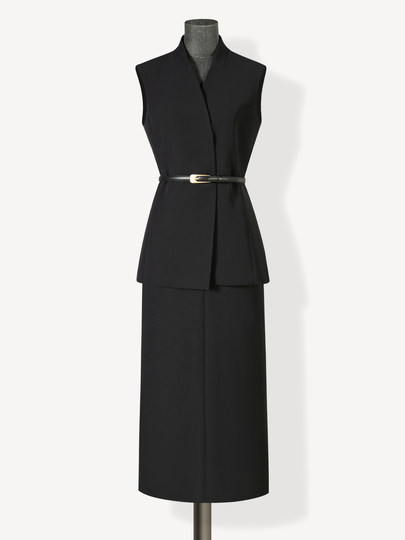 Sleeveless Vest Suit Jacket Top for Women 2026 Spring and Summer New Style High-End Black Light Professional Suit for Women