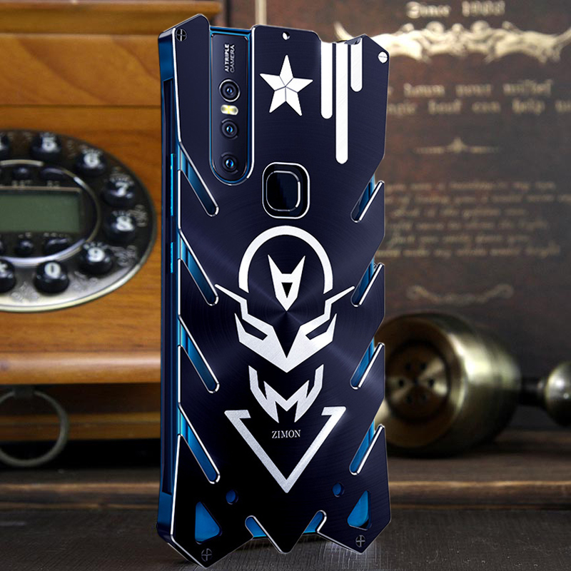 SIMON New THOR II Aviation Aluminum Alloy Shockproof Armor Metal Case Cover for vivo S1 & vivo V15