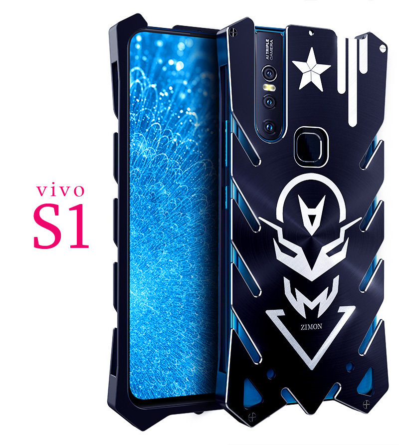SIMON New THOR II Aviation Aluminum Alloy Shockproof Armor Metal Case Cover for vivo S1 & vivo V15