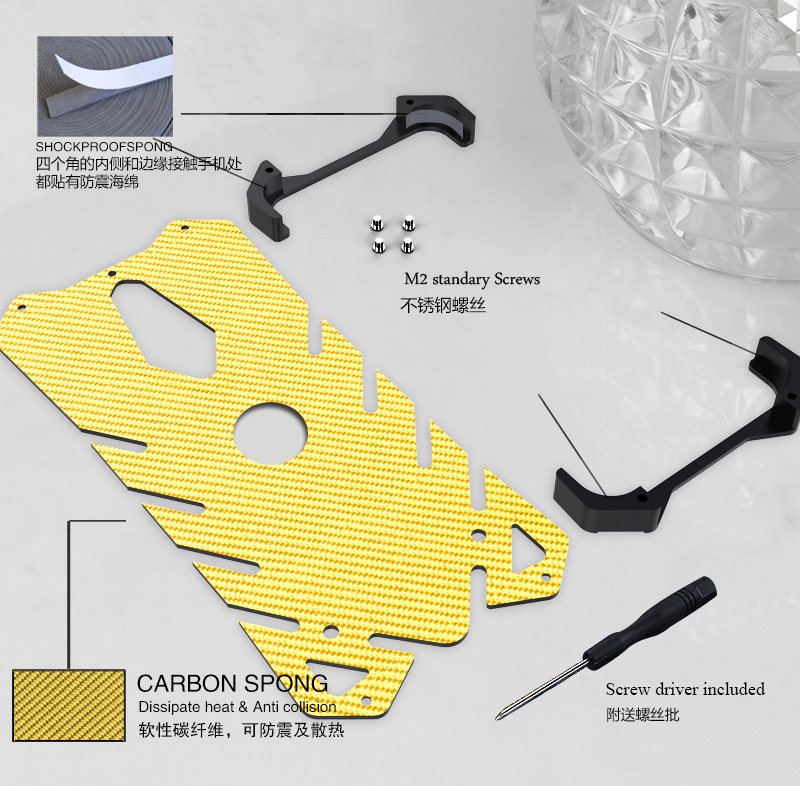 SIMON New THOR II Aviation Aluminum Alloy Shockproof Armor Metal Case Cover for Xiaomi Black Shark Helo