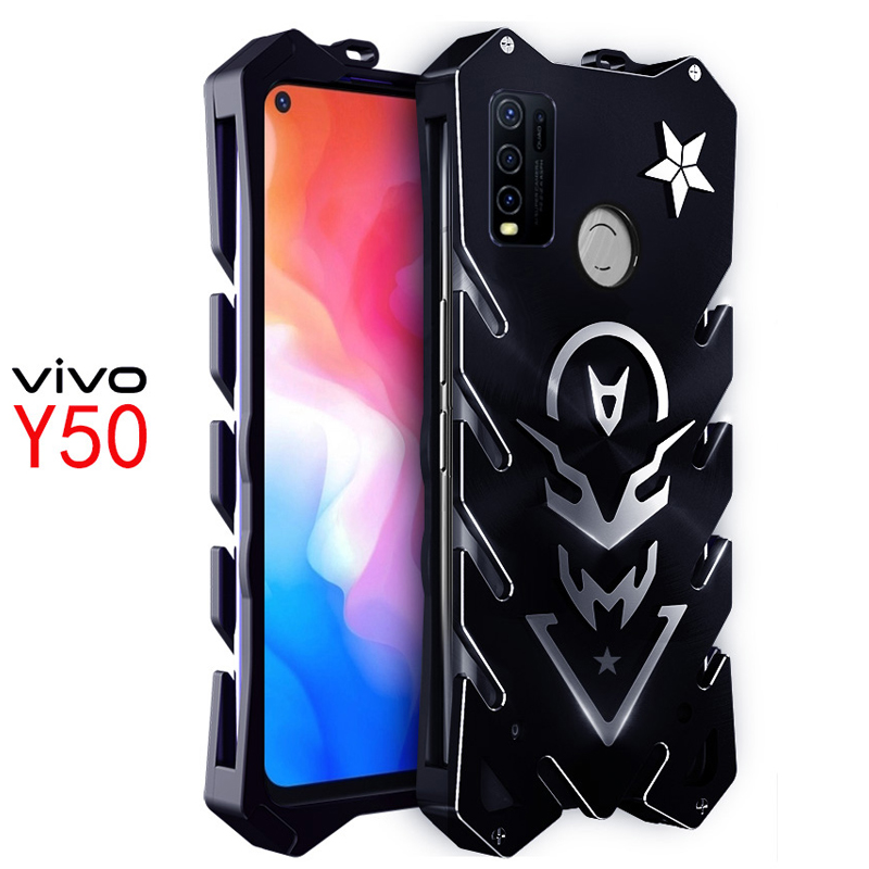 SIMON New THOR II Aviation Aluminum Alloy Shockproof Armor Metal Case Cover for vivo X50 Pro & vivo X50 & vivo Y70s & vivo Y50