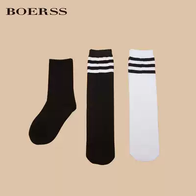 BOERSS children's socks socks students children's socks teenagers thick socks boys and girls socks small box spring and summer