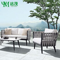 Yuanmao Vine Chair sofa Net red outdoor table and chair courtyard outdoor tea table and chair combination Villa Teng chair rattan chair