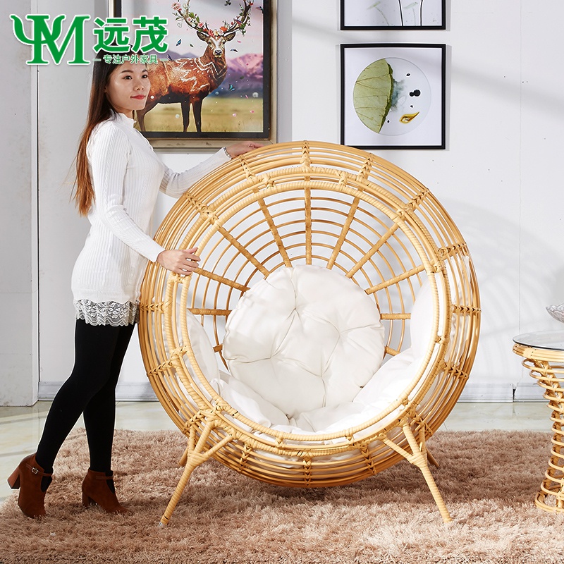 Yuan Mao Outdoor Bed Bird Cage Bed Lying chairs Cottage Beach CourtyBird Nest Sofa Bed Pool Outdoor Terrace