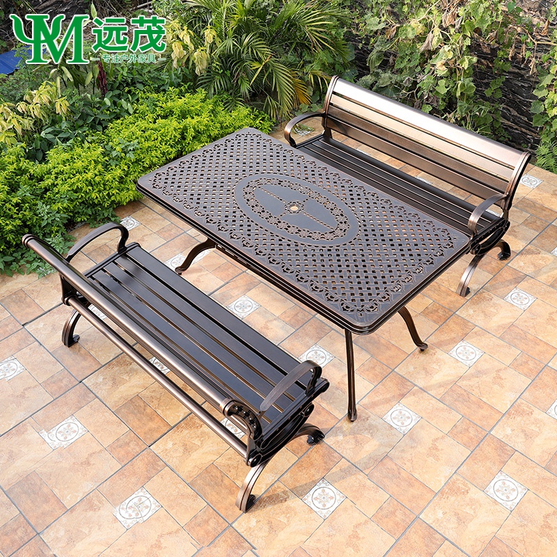 Yuan Mao Park Table and Chair Outdoor bench Outdoor bench anti-corrosion bench
