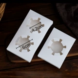 Вся прозрачная рука -1 зерно из бумажной чашки чашки для торта коробки лошадь чашка деревянные отруби пудинг пудинг западную коробку коробки детская