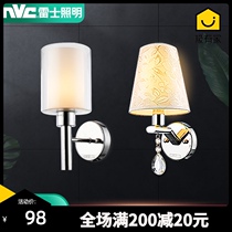 NVC lighting led European-style crystal wall lamp European-style bedroom bedside lamp Living room candle wall lamp Modern wall lamp