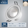 [aluminum model] silver edge 5w warm white Φ75-85 