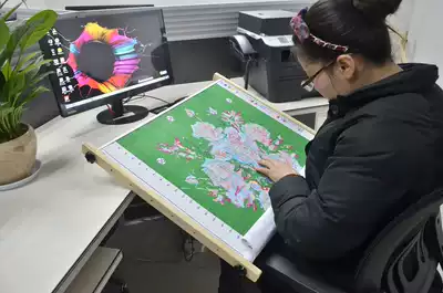 Special embroidery support rack for cross stitch Embroidery supplies tool rack Universal folding adjustable self-embroidery artifact embroidery stretch