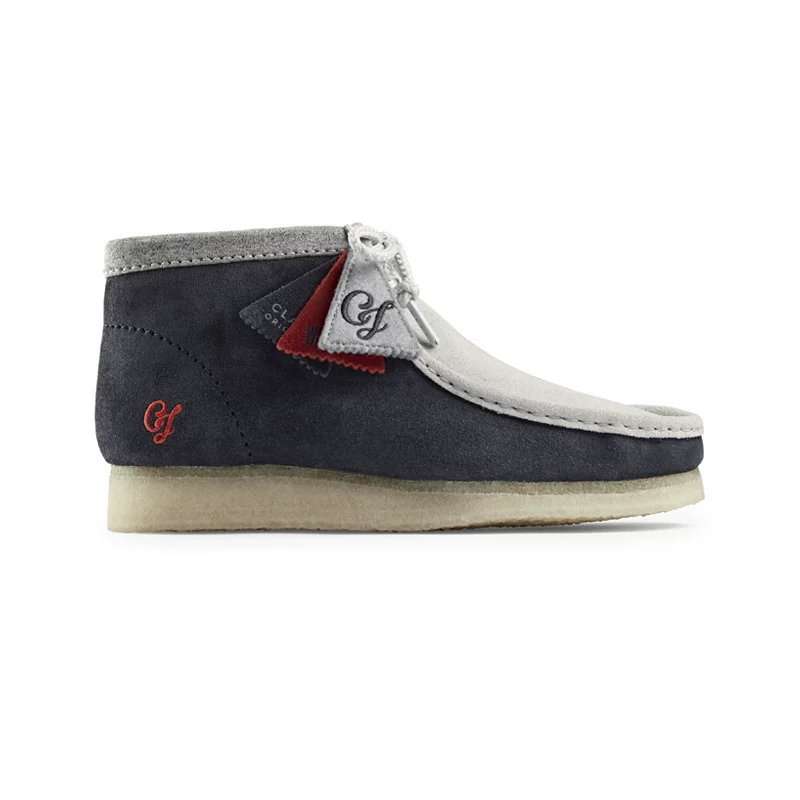 [#HPT#Clarks Originals Wallabee Boot VCY撞色反毛皮休闲袋鼠鞋]
