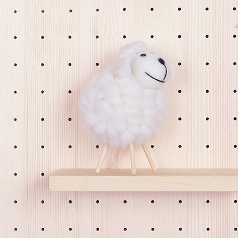 Nordic ins handmade wool hem Sheep Deer Living Room Wool Suede Toy Pendulum
