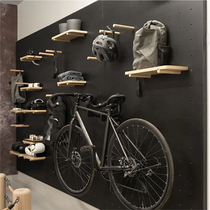 Small Wooden Benign Pint Black Dongle Board Customized Entrance to the family Xuanguan Shelf Bike Containing Shelf Wooden Dongle Wall