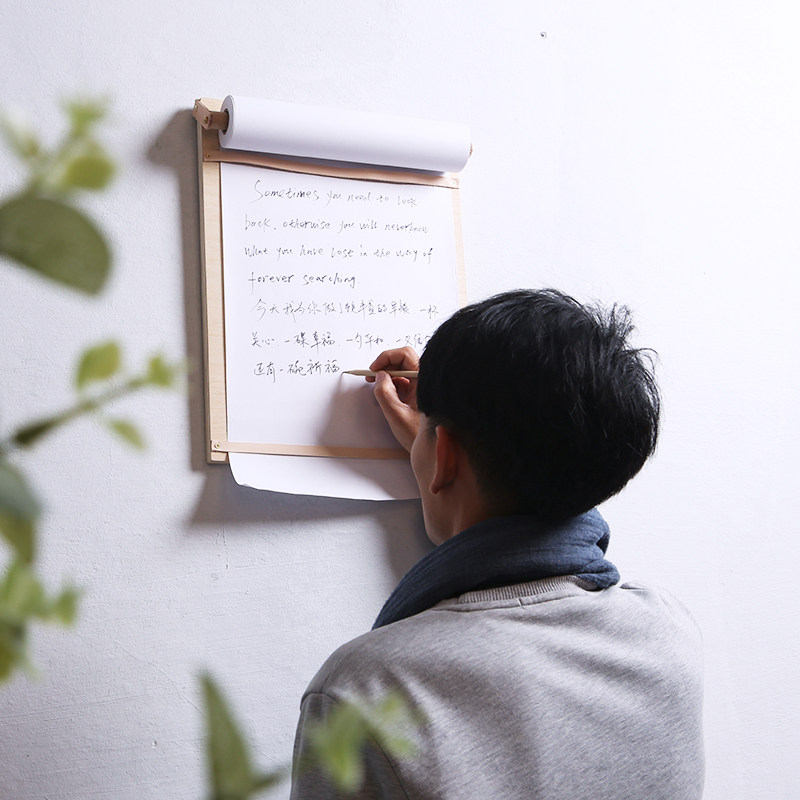 Nordic INS Style Drawing Board Wood Café Dining Hall Wall Decoration Home Hand Plover Studioroller