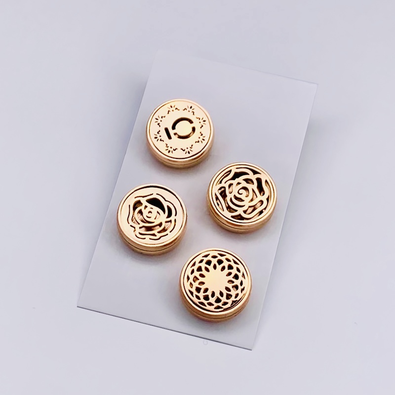 Fragrant Lavender Mask Buttonware Anti-Stifling Essential Oil Button of Guo Jingjing with the same Suction Iron Magnet Multifunction Freshener