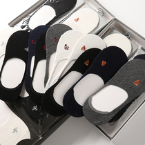 Summer good socks export Daily single mens socks invisible socks solid white low socks boat Socks cotton socks 3872