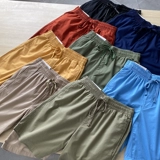 Тонкие хлопковые цветные штаны, шорты для отдыха, быстрое высыхание, эластичная талия