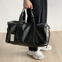 Travel travel sports with a shoe position leather oblique hand carry travel bag fitness bag tide 5026