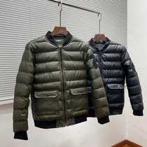 Special clearance DuPont cotton autumn and winter mens leisure fashion trend baseball collar PU warm cotton coat coat 7180