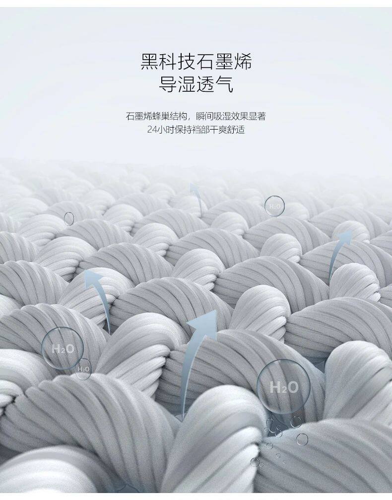 мужские боксеры 自留10套！内裤天花板！奥地利兰精+石墨烯抗菌男士四角内裤18574
