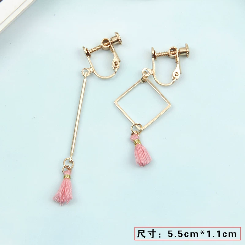 Серьги, свежие клипсы для ушей, простой и элегантный дизайн