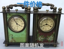 Antiques and miscellaneous collections antique brass Western figure paintings mechanical watches home decoration ornaments collections