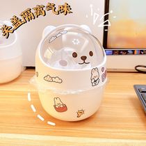 Trash can cartoon countertop desktop childrens net red car desk pull j garbage bucket mini makeup table home home