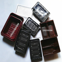 Food packaging box Rectangular food packaging box disposable transparent snack fresh fruit cutting box blister custom-made tray