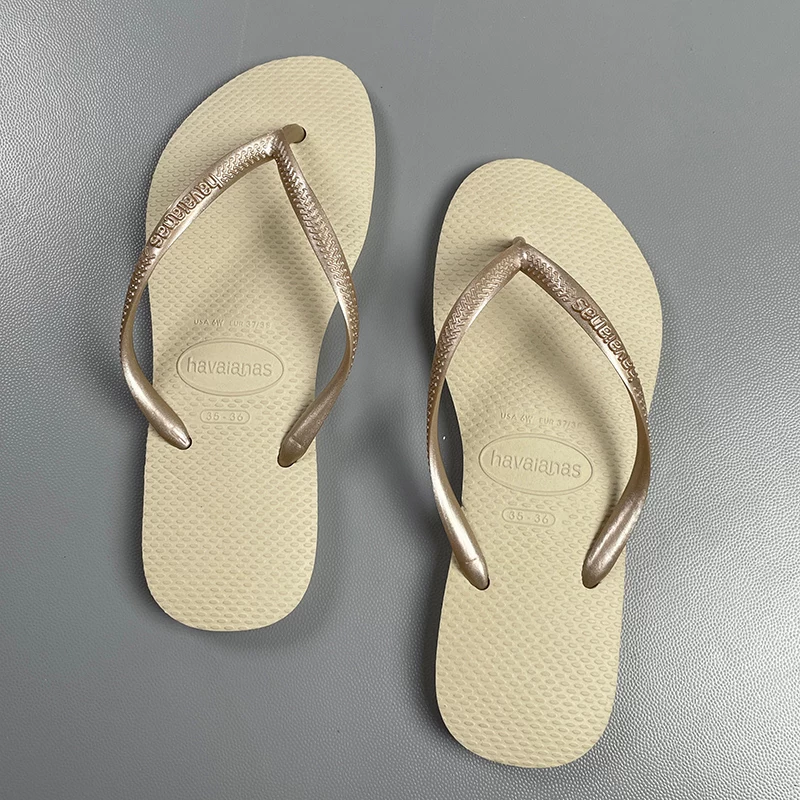 [Классические Havaianas не скользкие тапочки, шлепанцы, тонкая лента]