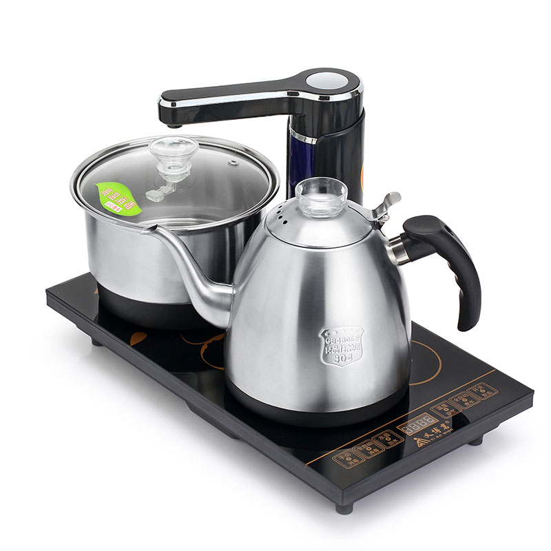 Fangshe automatic water-feeding electric kettle 304 stainless steel quick-cooking pot household kung fu tea kettle tea set