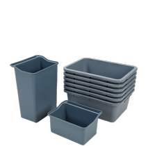 Thickened hotel tableware collection frame bowl basket plastic security frame restaurant collection car basin dish basin commercial dining car hanging bucket