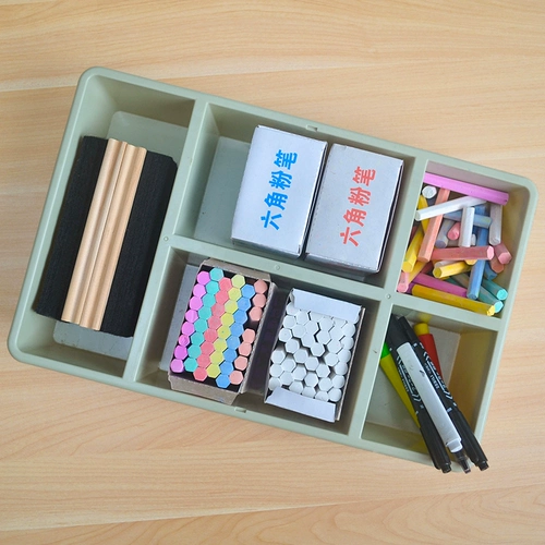 Мел, коробка для хранения, система хранения, настольный пластиковый пенал, ручка