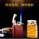 Защитная ветрозащитная креативная зажигалка из сандалового дерева, делается под заказ