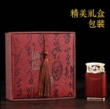 Защитная ветрозащитная креативная зажигалка из сандалового дерева, делается под заказ